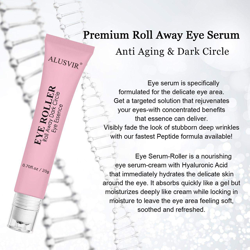 Darkish Circles Eye Curler Serum Cream with Hyaluronic Acid for Puffiness Discount and Natural Eyelash Progress – Anti-Getting old Skincare Answer