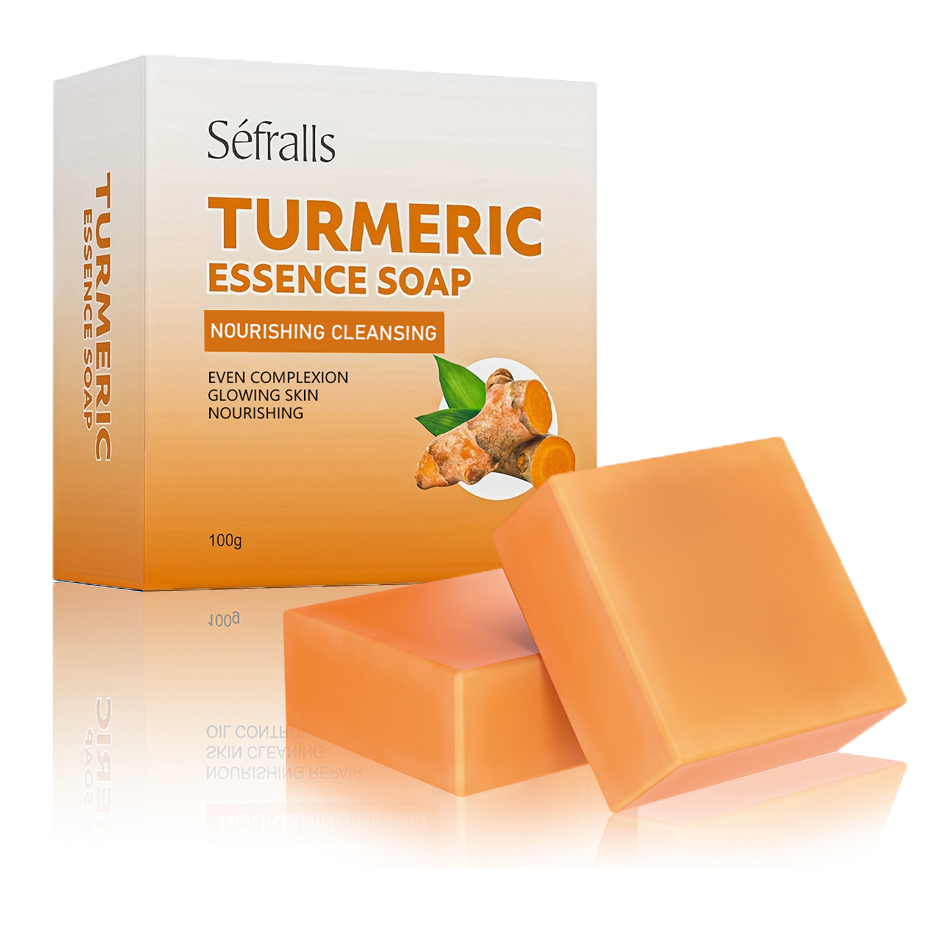 Handmade Turmeric Cleaning soap Bar for Face and Physique – Targets Pimples and Darkish Spots