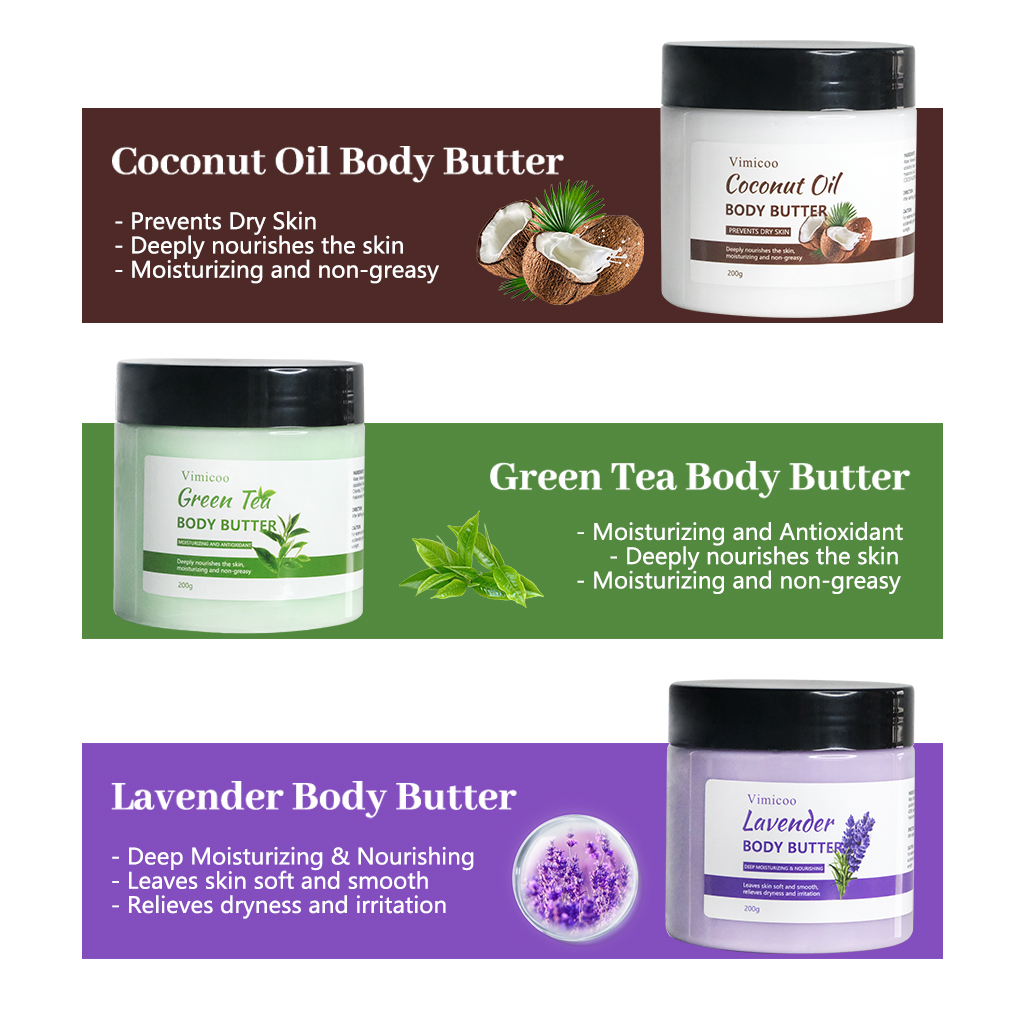 Moisturizing Physique Cream for Tough, Dry Pores and skin - Shea Butter, Lavender, Inexperienced Tea, and Coconut Physique Butter