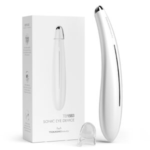 TOUCHBEAUTY Sonic Eye Massager and Cream Booster for Lip Care – Mini Eye Magnificence Gadget with Heat Therapy for Each day Facial Care