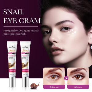 Ladies’s Eye Care Merchandise: Moisturizing Dry Eye Cream with Snail Extract and Recombination Collagen for Firming and Brightening